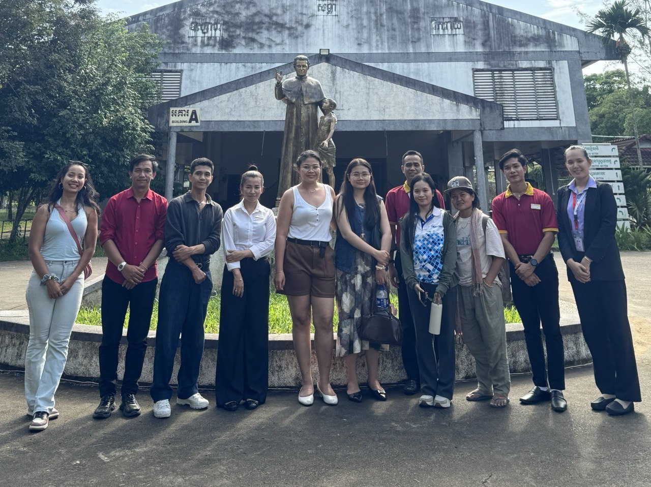 Welcome to the DBHS team to visit Don Bosco Hotel School, Sihanoukville