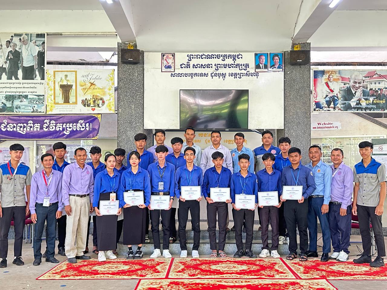 Don Bosco Sihanoukville provide opportunity for technical high school students deepen their practical skills