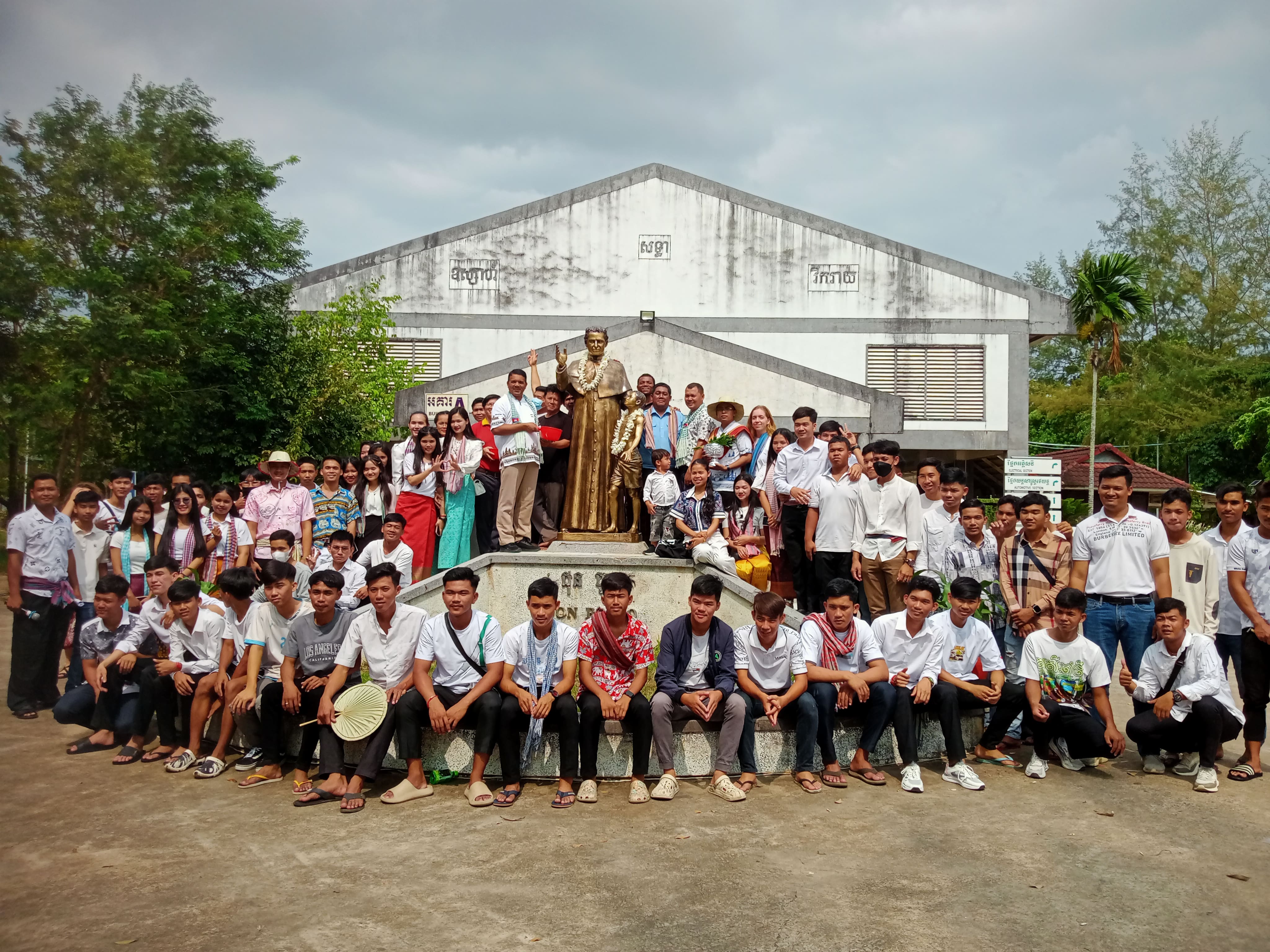 Campaign-Don Bosco statue roofing project
